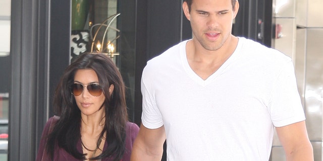 Kim Kardashian and Kris Humphries (X17 Online)