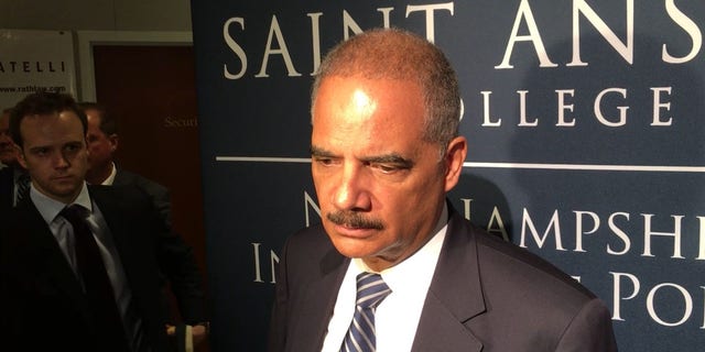 Former Attorney General Eric Holder visited New Hampshire Friday and said that he would decide on a Democratic presidential run by early next year.