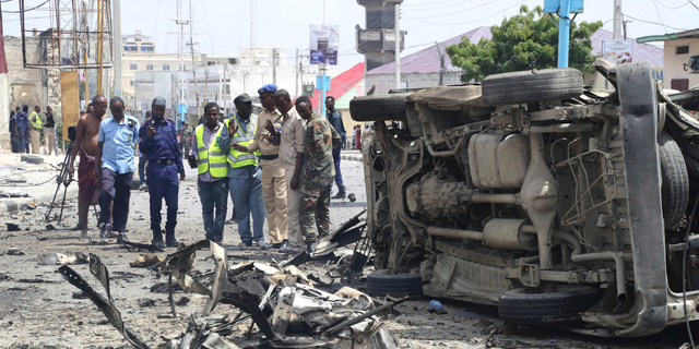 A suicide car bomber detonated at the gate of the interior ministry.