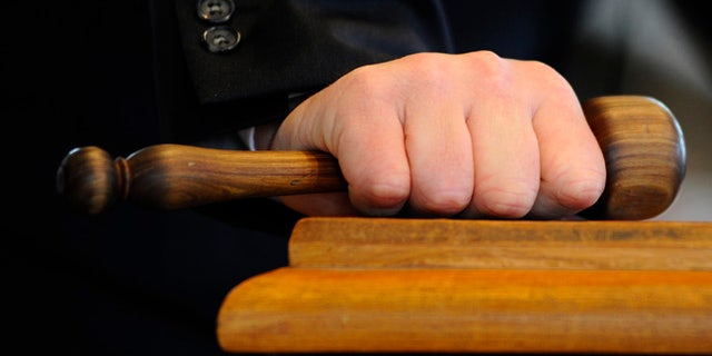 NEWMARKET, ENGLAND - OCTOBER 08: Auctioneers gavel at Tattersalls yearling sales on October 08, 2013 in Newmarket, England. (Photo by Alan Crowhurst/Getty Images)