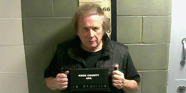 This Monday, Jan. 18, 2016 photo provided by the Knox County Jail shows Don McLean. A jail supervisor said "American Pie" singer McLean bad been arrested on a misdemeanor domestic violence charge in Maine. (Knox County Jail via AP)