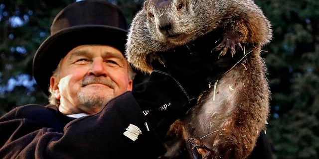 Punxsutawney Phil predicted six more weeks of winter Friday, Feb. 2, 2018.