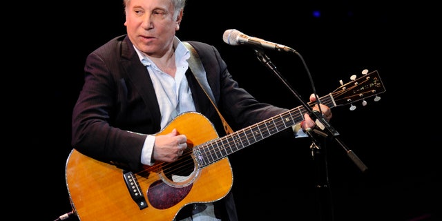 Paul Simon on stage in 2012