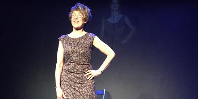 Danna Schaeffer on stage.