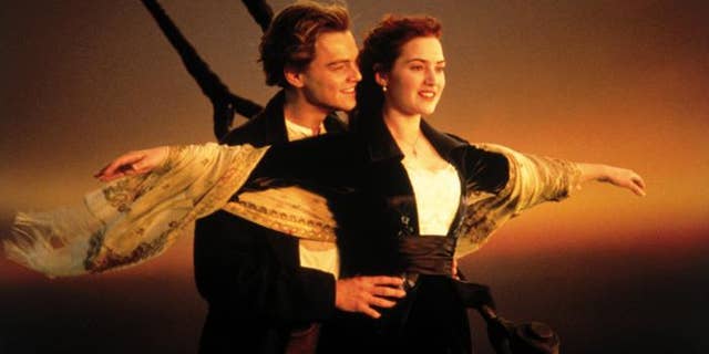 Leonardo DiCaprio and Kate Winslet in 'Titanic.'