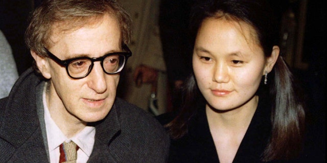 Woody Allen and Soon-Yi Previn arrive for the premiere of Allen's movie, "Everyone Says I Love You." — Reuters