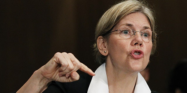 FILE: Republicans have said they want to prevent President Obama from recess appointing Elizabeth Warren, seen here at a Senate Finance Committee hearing in July 2010, to head the Consumer Financial Protection Bureau.