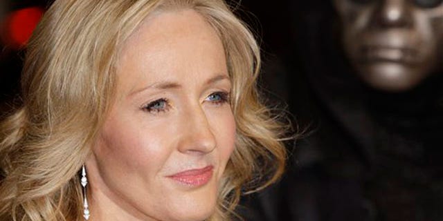 Nov. 11, 2010: In this file photo, British author J.K. Rowling arrives at a cinema in London's Leicester Square for the World Premiere of Harry Potter and the Deathly Hallows Part 1.