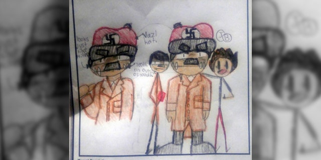 Students at a Georgia middle school were assigned the task of creating a mascot for the Nazi party.