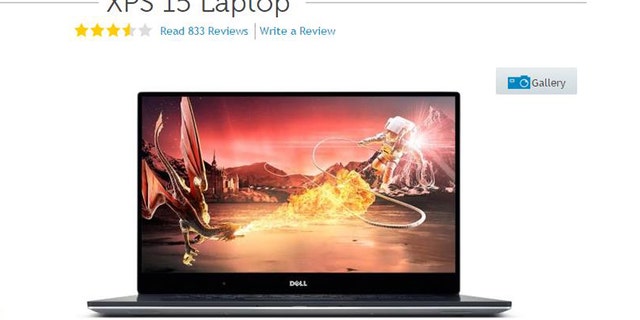 Screenshot from www.dell.com