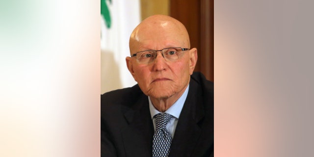 In this Thursday, April 4, 2013 photo, member of parliament and former minister of culture Tammam Salam listens during a meeting with a March 14 political coalition in Beirut, Lebanon. Salam has emerged as the leading candidate for the post of prime minister. Although leaning toward the Western-backed anti-Hezbollah coalition, Salam, who comes from a prominent Sunni Muslim family, is seen as a consensus figure. (AP Photo/Ahmad Omar)