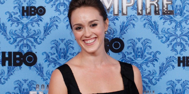 FILE: Heather Lind smiles during a photo call for the premiere of the second season of "Boardwalk Empire"