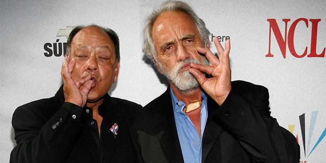 Richard "Cheech" Marin (left) and Tommy Chong today.