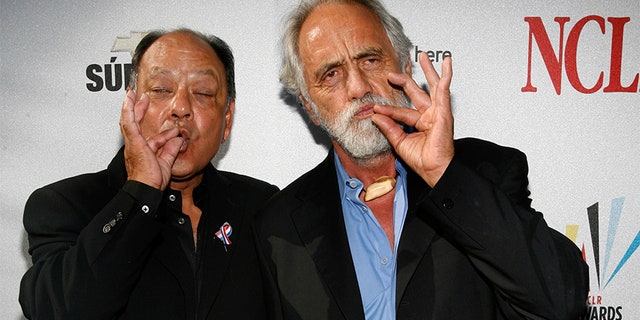 Richard "Cheech" Marin (left) and Tommy Chong today.