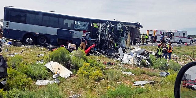A bus crash in New Mexico killed eight people.