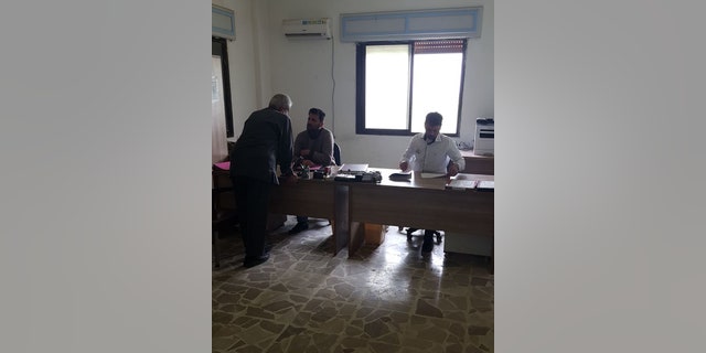 Magistrate Court in Sawran Azaz, a small rebel-held town just north of Aleppo city
