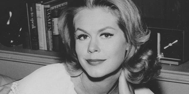 Actress Elizabeth Montgomery is shown on the set of the television show "Bewitched," in which she plays the role of Samantha, in 1964. (AP Photo)