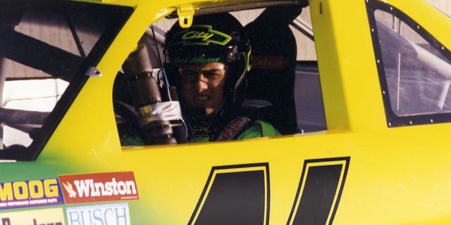1989: The "Days of Thunder" movie began filming late in 1989, with it's star Tom Cruise as fictional NASCAR driver Cole Trickle. (Photo by ISC Archives via Getty Images)