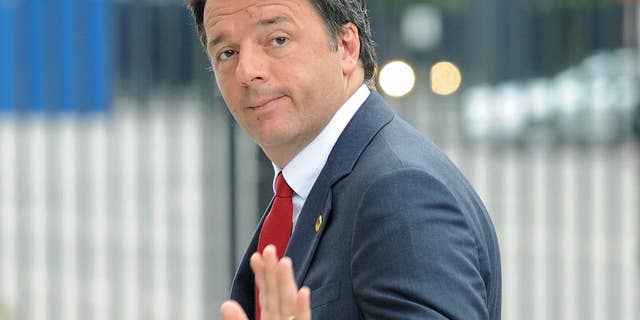Italian Prime Minister Matteo Renzi arrives for sessions of the second day of the NATO Summit, in Warsaw, Poland, Saturday, July 9, 2016. US President Barack Obama and leaders of the 27 other NATO countries are taking decisions in Warsaw on how to deal with a resurgent Russia, violent extremist organizations like the Islamic State, attacks in cyberspace and other menaces to allies' security. (AP Photo/Alik Keplicz)