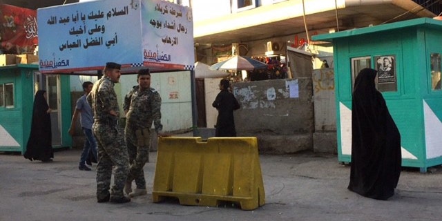 The streets of the Iraq holy city of Karbala, where some ISIS survivors from the Turkmen community are living in displacement.