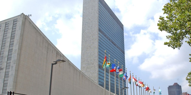 The United Nations headquarters is seen in New York City.