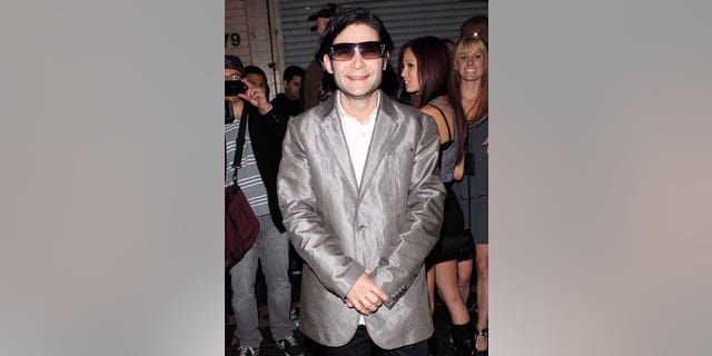 Corey Feldman slick in silver at Premiere Club in Los Angeles on December 2, 2010 in New York City. X17online.com