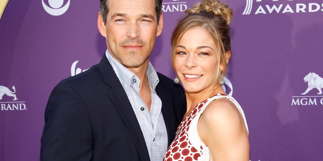 LeAnn Rimes (R) and her husband Eddie Cibrian (L) celebrated their 10th wedding anniversary in April.