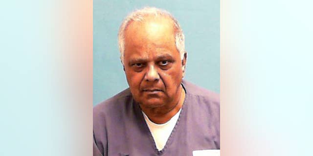 In this undated photo made available by the Florida Department of Corrections shows Krishna Maharaj in custody. The Miami-based 3rd District Court of Appeal on Wednesday, July 13, 2016, upheld without comment a 2015 ruling against a new trial for 77-year-old Maharaj. Maharaj contends he was framed by Colombian drug cartels for the 1985 shooting deaths of his business partner and the partner's son at a downtown Miami hotel. (Florida Department of Corrections via AP)