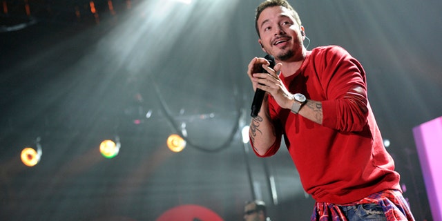 J Balvin at The Forum on Saturday, Nov. 22, 2014, in Inglewood, Calif.