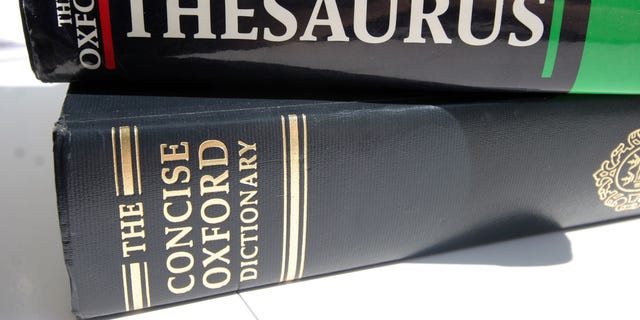 A generic picture of an English dictionary and a thesaurus. REUTERS/Catherine Benson