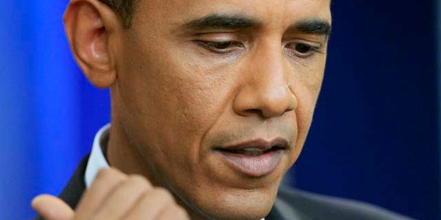 President Barack Obama makes a statement in the Brady Briefing Room at the White House in Washington, Friday, July 22, 2011. (AP Photo/Manuel Balce Ceneta)