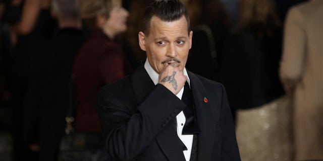 The 54-year-old actor looked worse for wear at the London premiere of "Murder on the Orient Express."