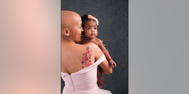 On the one-year anniversary of Guevara’s diagnosis, the mother and daughter celebrated with a simple, powerful photoshoot that has since gone viral on Facebook