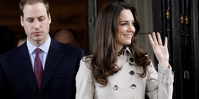 March 8: Britain's Prince William and his fiance Kate Middleton leave City Hall in Belfast, Northern Ireland.