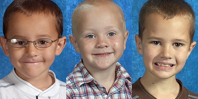 These undated photos provided by The National Center for Missing & Exploited Children show the Skelton brothers.