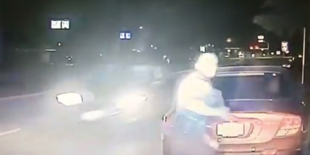 A police officer in Bridgeport, Texas narrowly missed getting hit by a drunk driver.