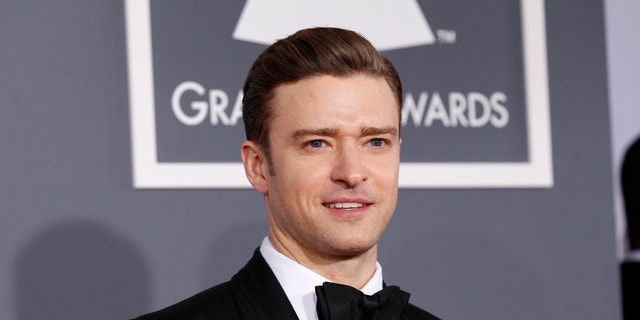Singer Justin Timberlake arrives at the 55th annual Grammy Awards in Los Angeles, California February 10, 2013.