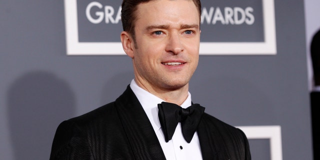 Singer Justin Timberlake arrives at the 55th annual Grammy Awards in Los Angeles, California February 10, 2013.
