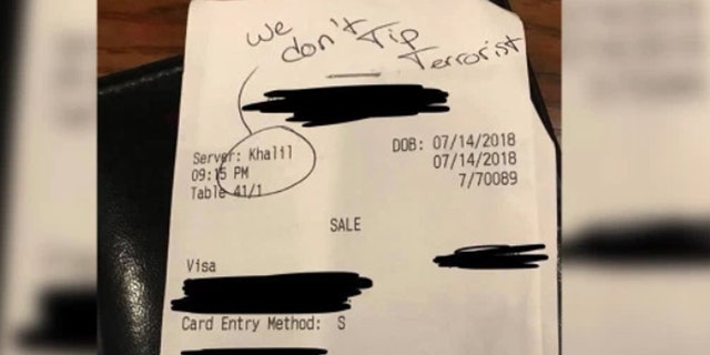 Waiter made up story about 'racist' tipper: restaurant | Fox News