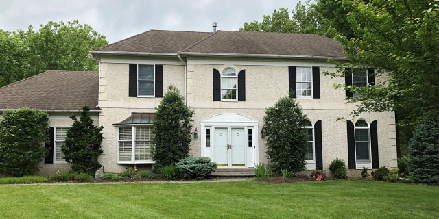 Denise and Tom Barger's former home on Heatherstone Drive in Berwyn, PA where the former was murdered.