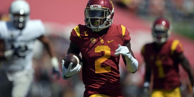 Defensive back Adoree Jackson's touchdown last season is part of the long and storied football tradition at the University of Southern California.
