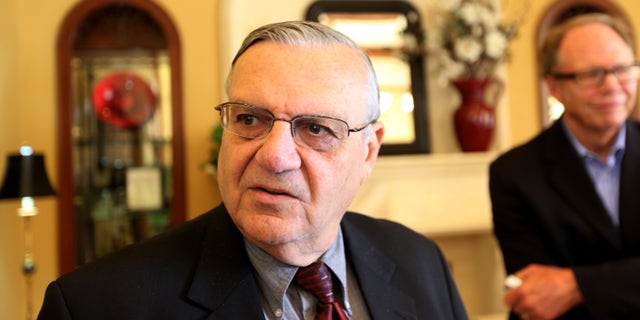 Sheriff Joe Arpaio in a 2010 file photo in Rancho Bernardo, California.