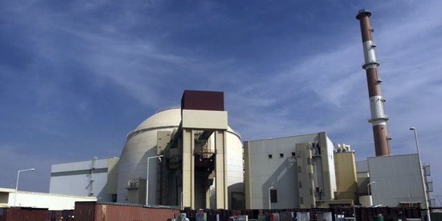 Oct. 26: The reactor building of the Bushehr nuclear power plant in Iran.