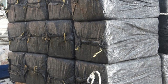 The Coast Guard unloaded some 3.1 tons of cocaine on Monday that was seized in international waters.