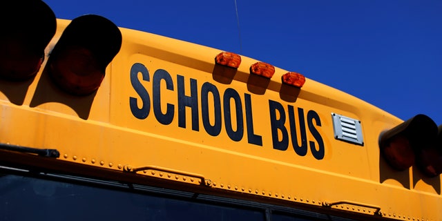 A school bus is shown in Rancho Bernardo, California May 12, 2016.   REUTERS/Mike Blake - S1BETDRCBDAA