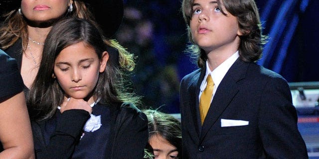 Paris, Blanket and Prince Jackson (l to r)