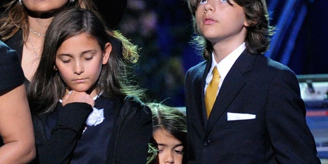 Paris, Blanket and Prince Jackson (l to r)