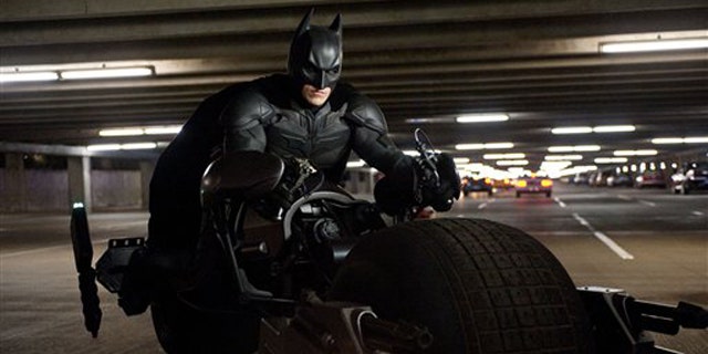 Actor Christian Bale stars as Batman in "The Dark Knight Rises."