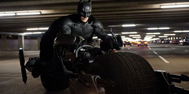 Actor Christian Bale stars as Batman in "The Dark Knight Rises."