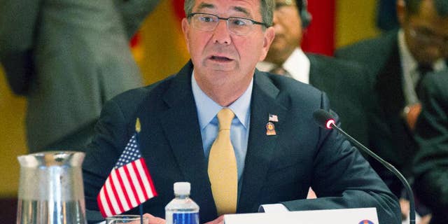 Sept. 30, 2016: U.S. Secretary of Defense Ash Carter gives his opening remarks for the Association of Southeast Asian Nations (ASEAN) defense ministers meeting in Ko Olina, Hawaii.